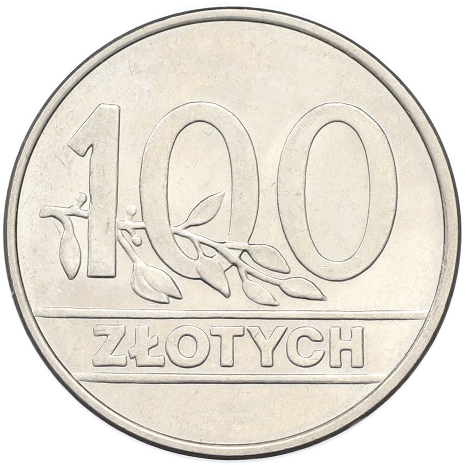 100 злотых 1990 года Польша — Фото №1