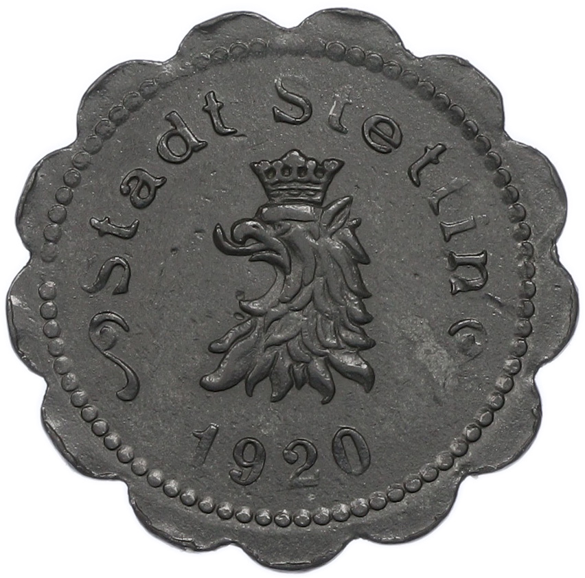 50 пфеннигов 1920 года Германия — город Штеттин (Нотгельд) — Фото №1