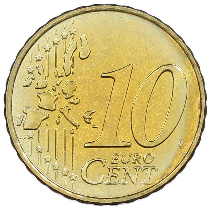 10 евроцентов 2002 года Греция — Фото №2
