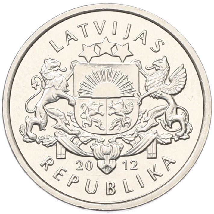 1 лат 2012 года Латвия «Ежик» — Фото №2