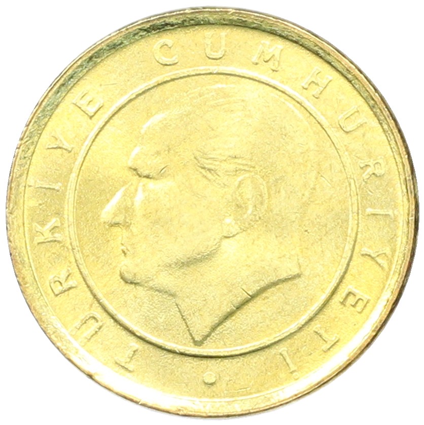 1 новый куруш 2005 года Турция — Фото №2