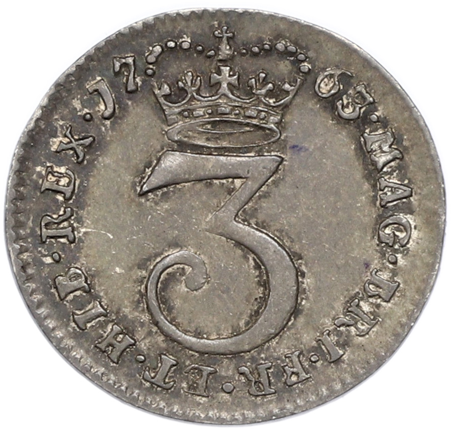 3 пенса 1763 года Великобритания (Георг III) — Фото №1