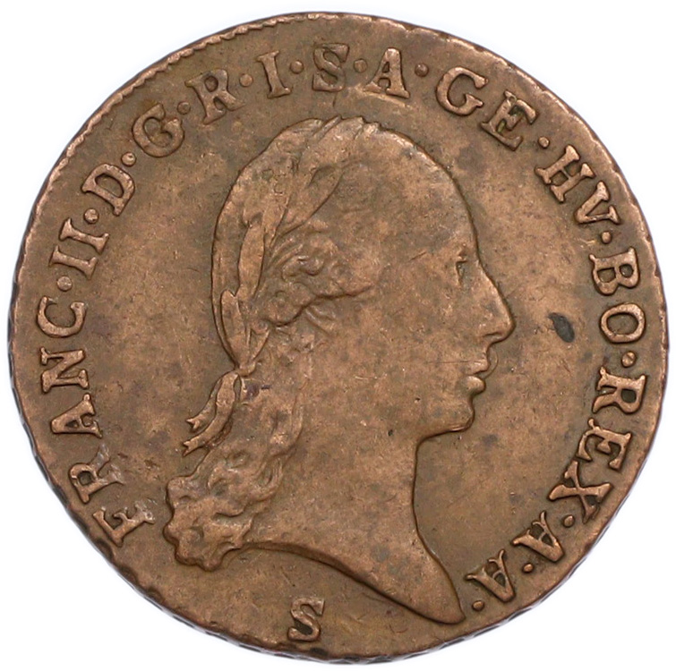 1 крейцер 1800 года S Австрия — Фото №2