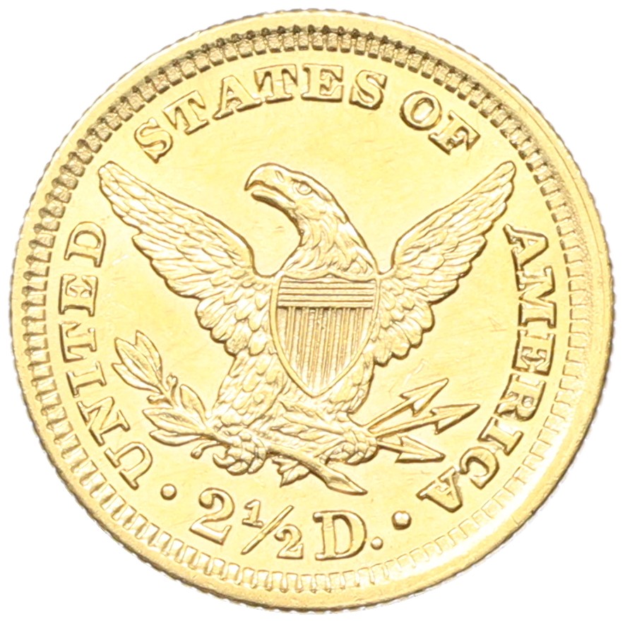 2 1/2 доллара 1902 года США — Фото №2