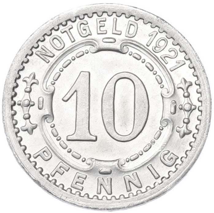 10 пфеннигов 1921 года Германия — округ Липпштадт (Нотгельд) — Фото №2
