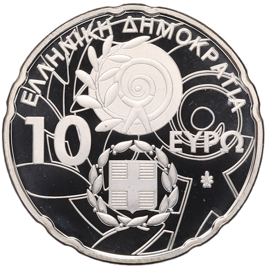 10 евро 2011 года Греция «Всемирные летние специальные Олимпийские игры 2004 в Афинах — Акрополь» — Фото №2