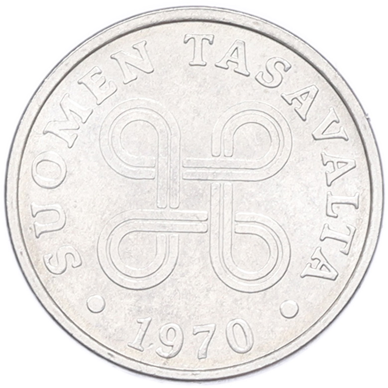 1 пенни 1970 года Финляндия — Фото №1
