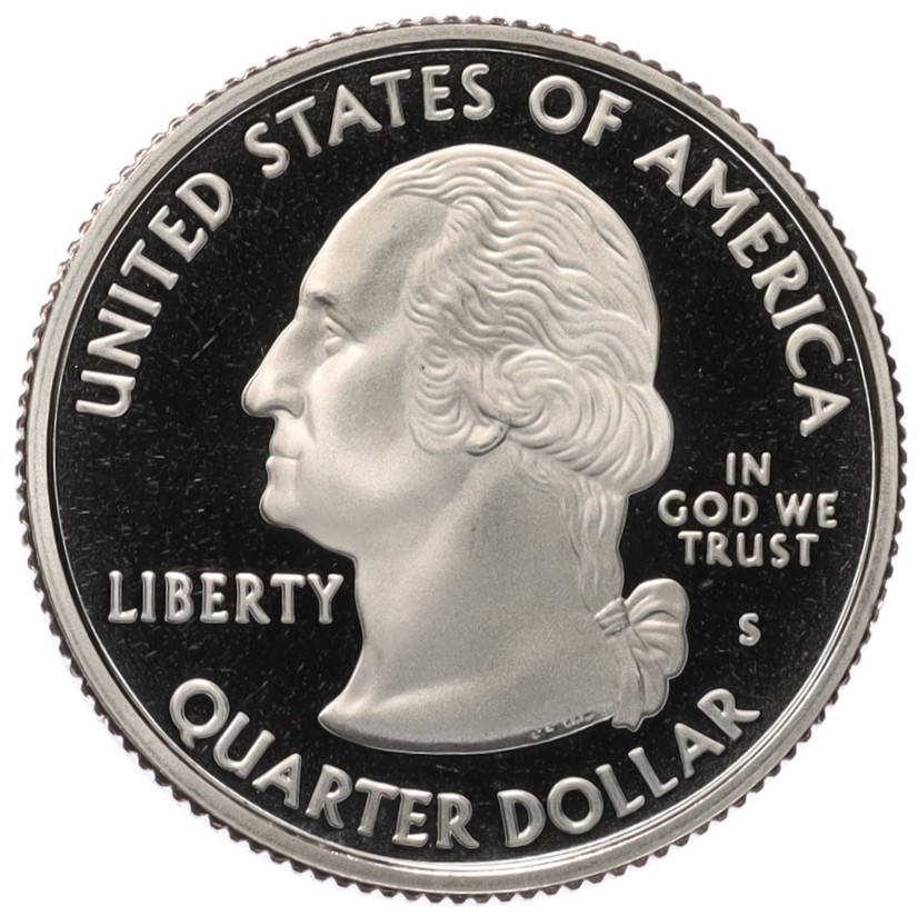 1/4 доллара (25 центов) 2008 года S США «Штаты и территории — Оклахома» — Фото №2