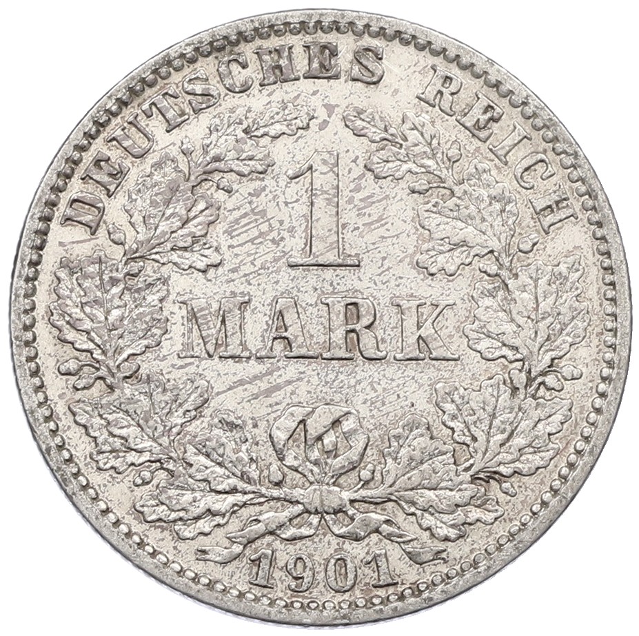 1 марка 1901 года Е Германия — Фото №1