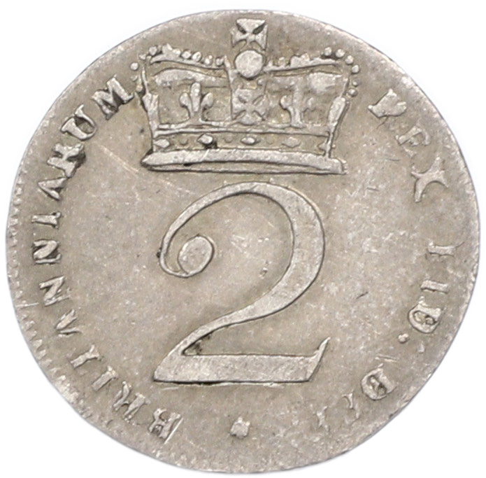 2 пенса 1820 года Великобритания (Георг III) — Фото №1