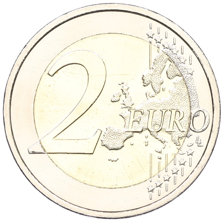 2 евро 2018 года Австрия «100 лет Австрийской республике» — Фото №2