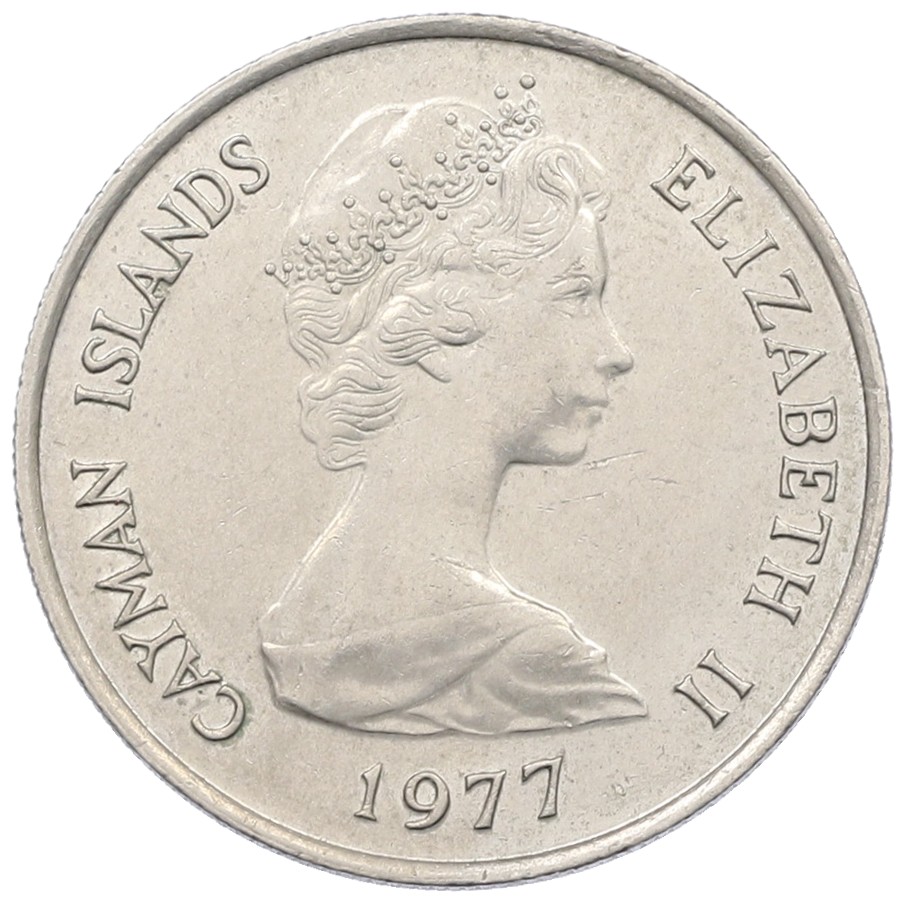 25 центов 1977 года Каймановы острова — Фото №2