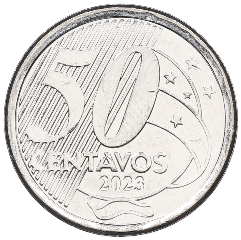50 сентаво 2023 года Бразилия — Фото №1