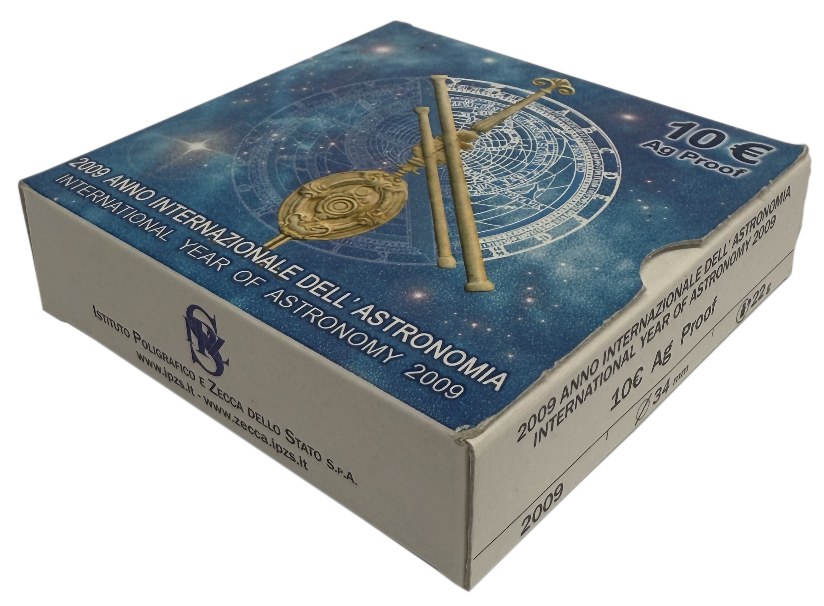10 евро 2009 года Италия «Международный год астрономии» — Фото №4