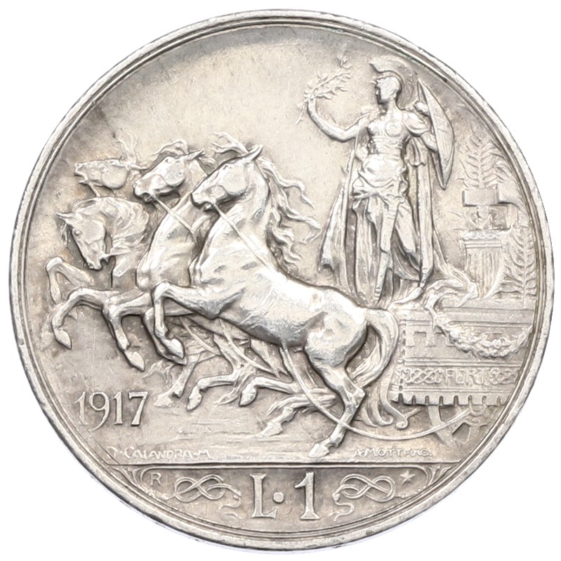 1 лира 1917 года Италия — Фото №1