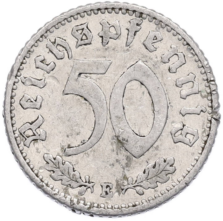 50 рейхспфеннигов 1935 года E Германия — Фото №2