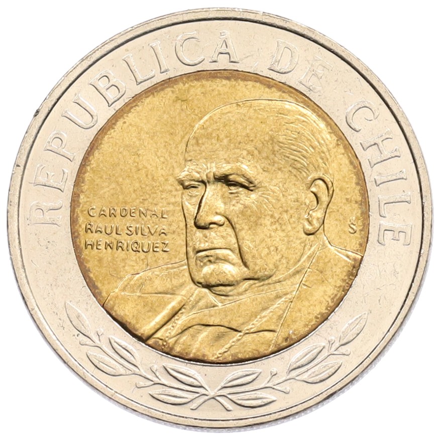 500 песо 2008 года Чили — Фото №2