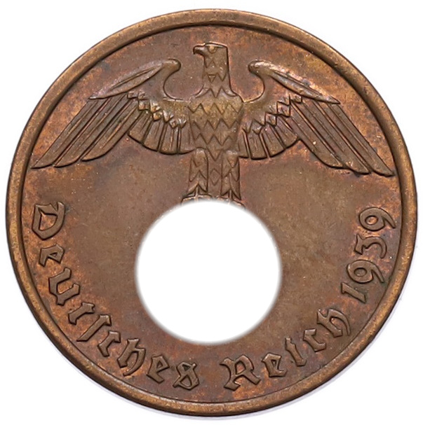 2 рейхспфеннига 1939 года A Германия — Фото №1