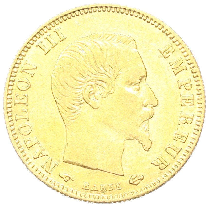 5 франков 1859 года А Франция — Фото №2