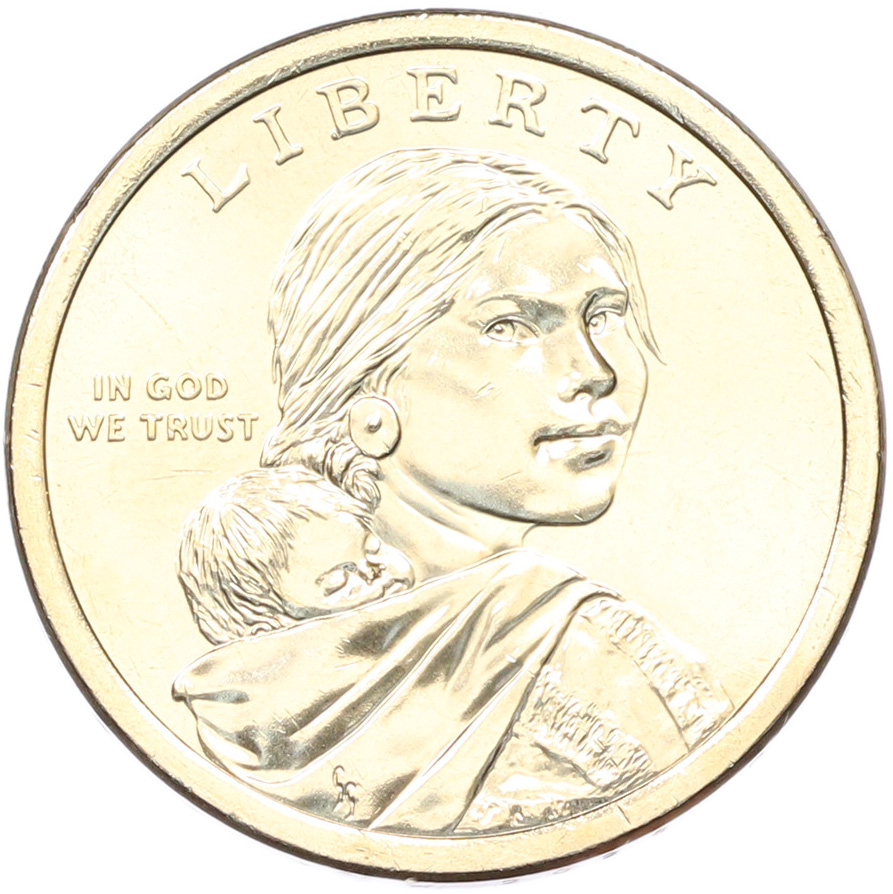 1 доллар 2026 года (P) США «Коренные Американцы (Сакагавея) — Полли Купер» — Фото №2