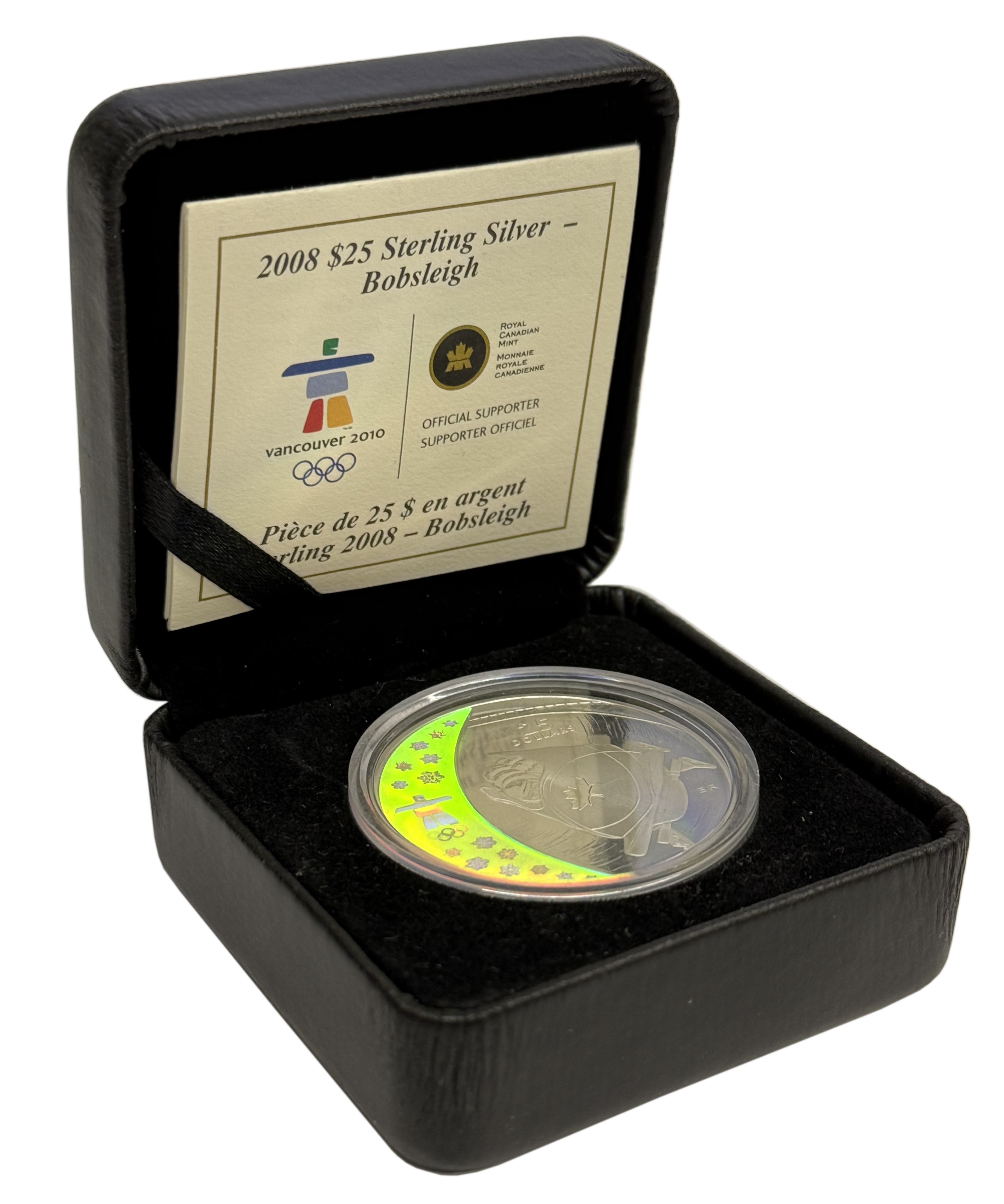 25 долларов 2008 года Канада «XXI зимние Олимпийские Игры 2010 в Ванкувере — Бобслей» — Фото №3