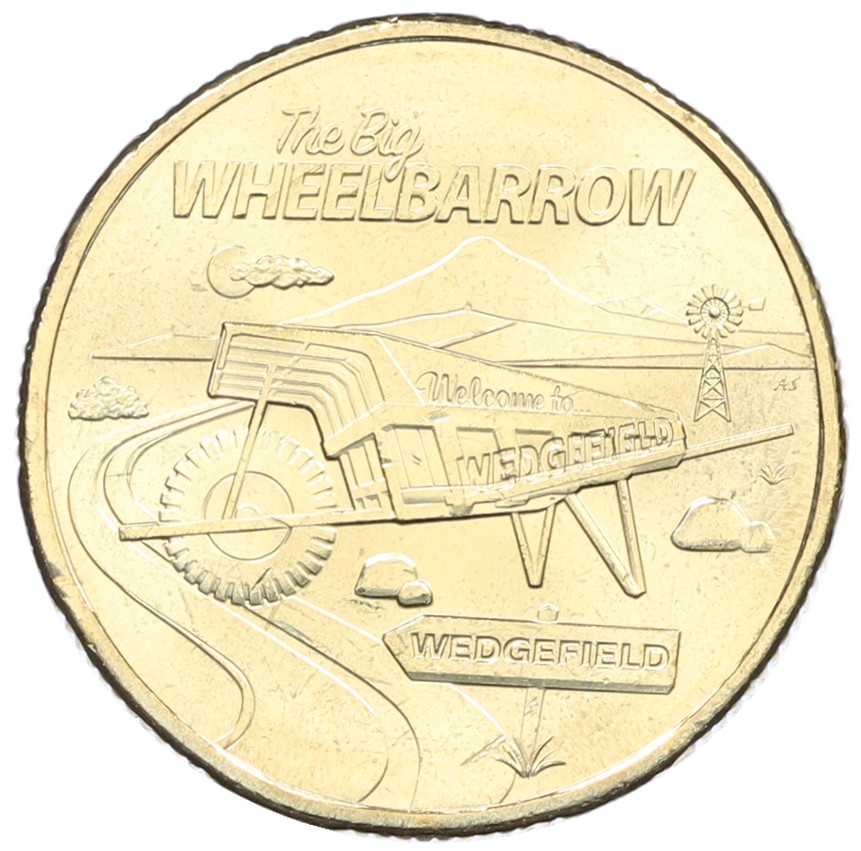 1 доллар 2025 года Австралия «Австралийские Большие Вещи — Большая тачка» — Фото №1