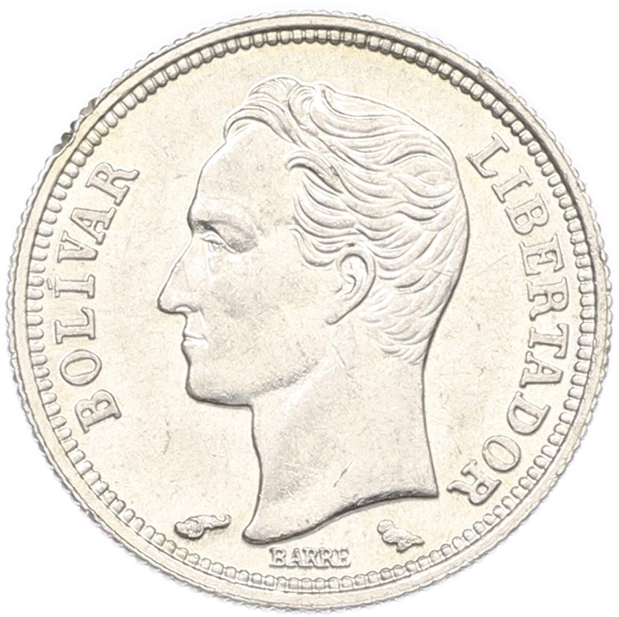 50 сентимо 1960 года Венесуэла — Фото №2