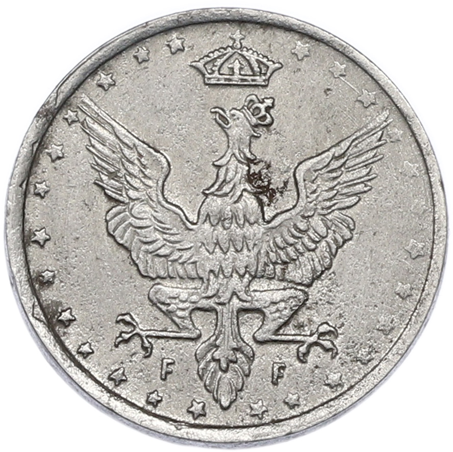 5 фенигов 1917 года Польша — Фото №2