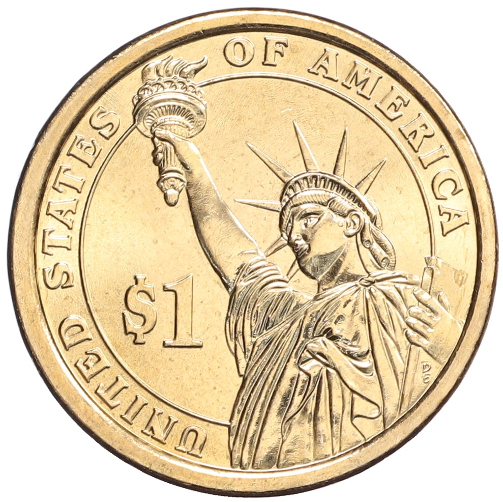 1 доллар 2013 года Р США «25-й президент США Уильям Мак-Кинли» — Фото №2