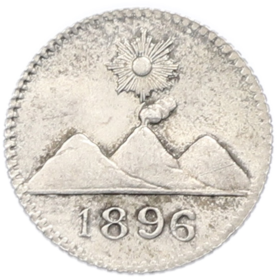 1/4 реала 1896 года Гватемала — Фото №1