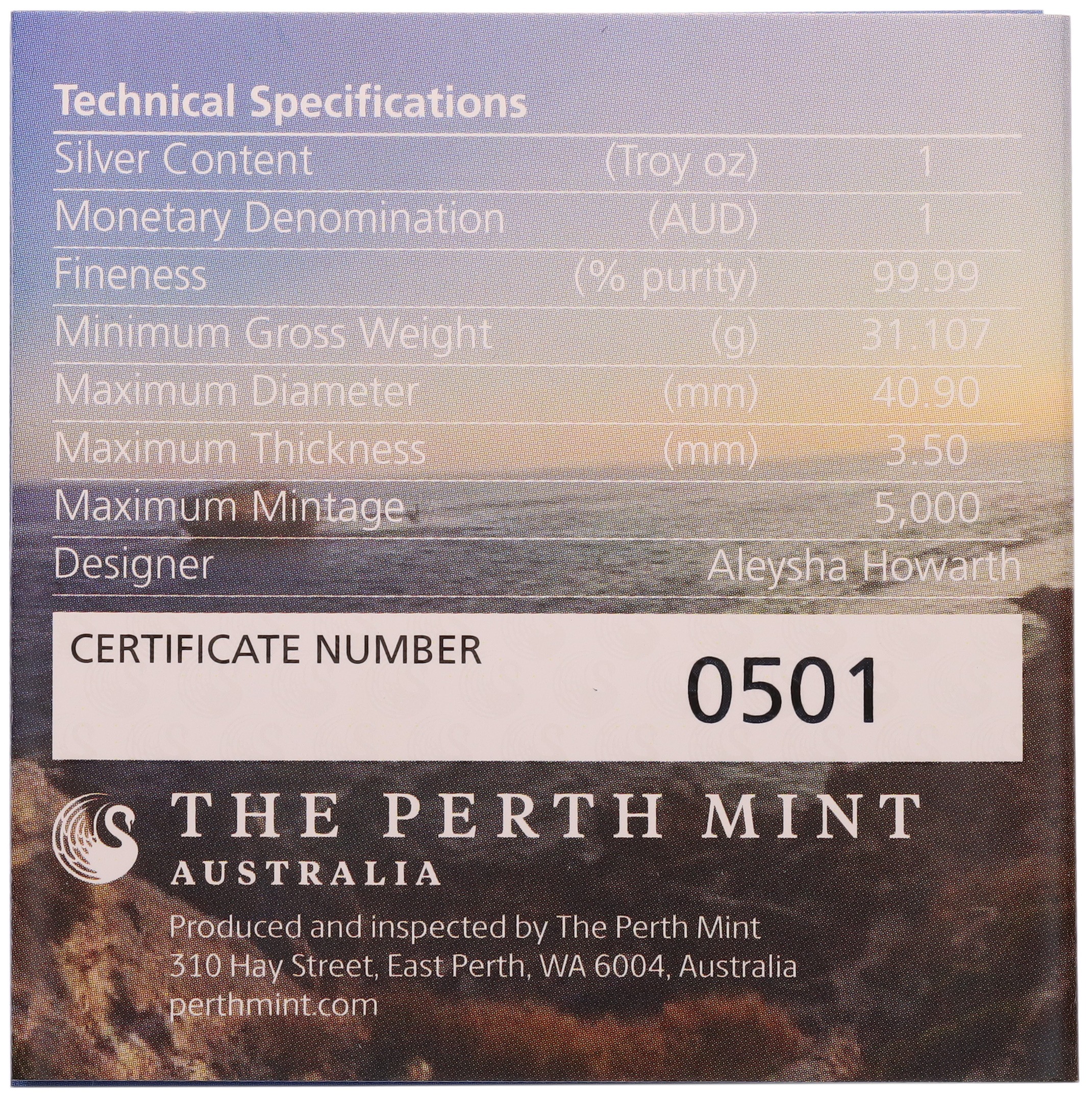 1 доллар 2024 года Австралия «Квокка» (Цветное покрытие) — Фото №3