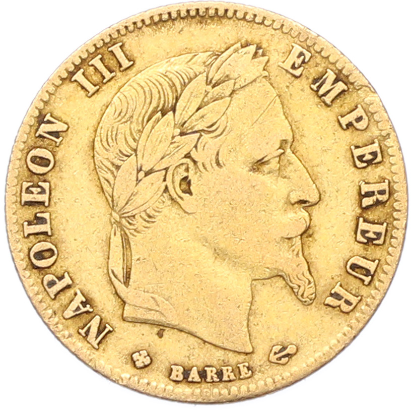 5 франков 1864 года BB Франция — Фото №2