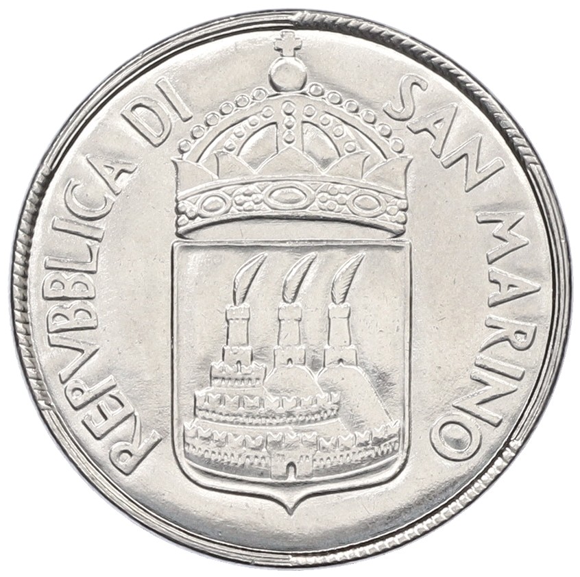 50 лир 1973 года Сан-Марино — Фото №2