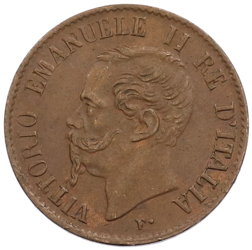 1 чентезимо 1867 года М Италия — Фото №2