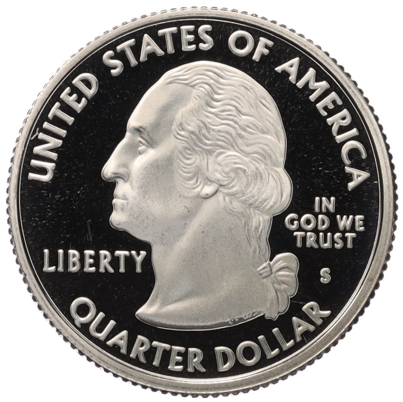 1/4 доллара (25 центов) 2008 года S США «Штаты и территории — Аляска» — Фото №2