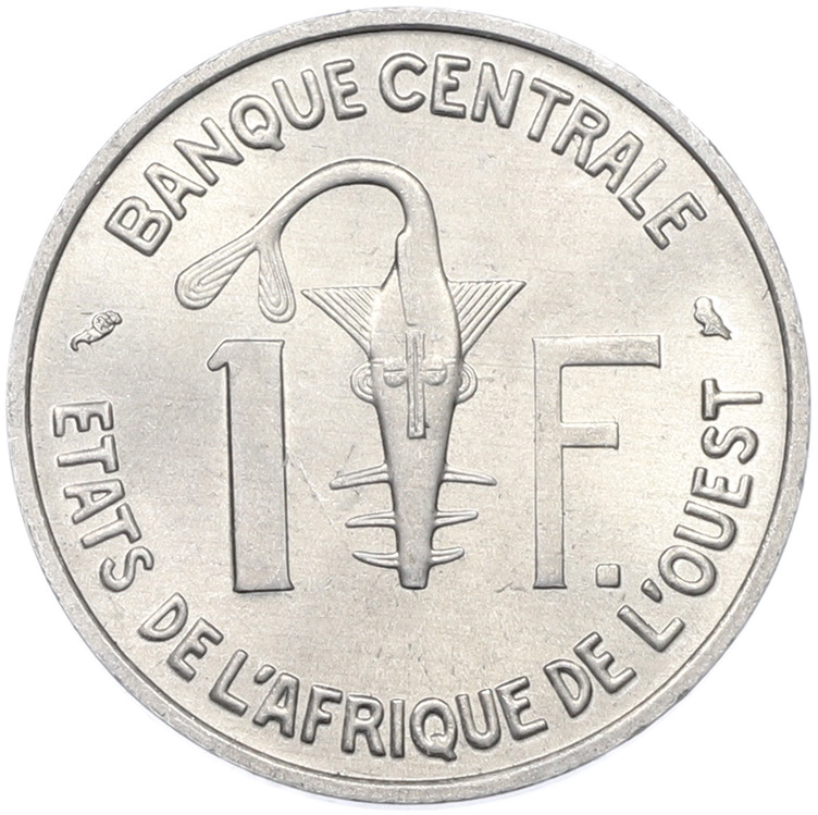 1 франк 1963 года Западно-Африканский валютный союз — Фото №2