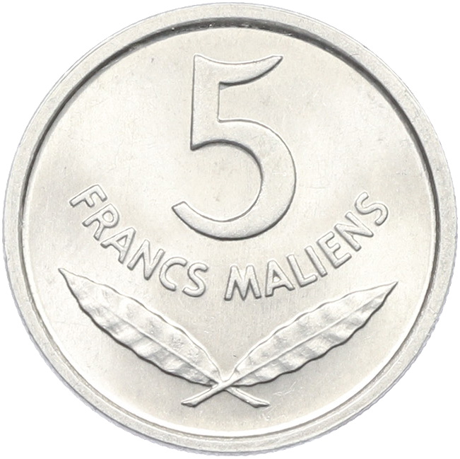 5 франков 1961 года Мали — Фото №2