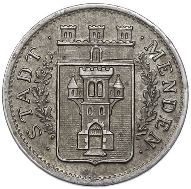 10 пфеннигов 1919 года Германия — город Менден (Нотгельд) — Фото №1