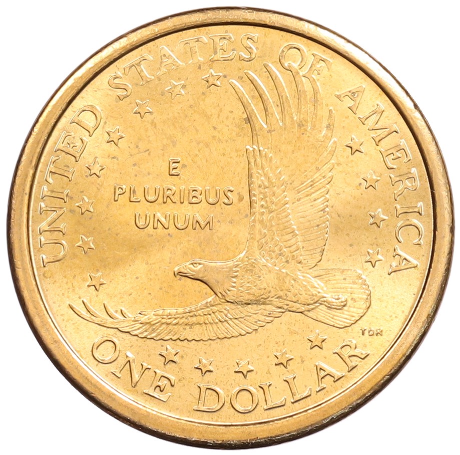 1 доллар 2000 года P США Сакагавея «Парящий орел» — Фото №2