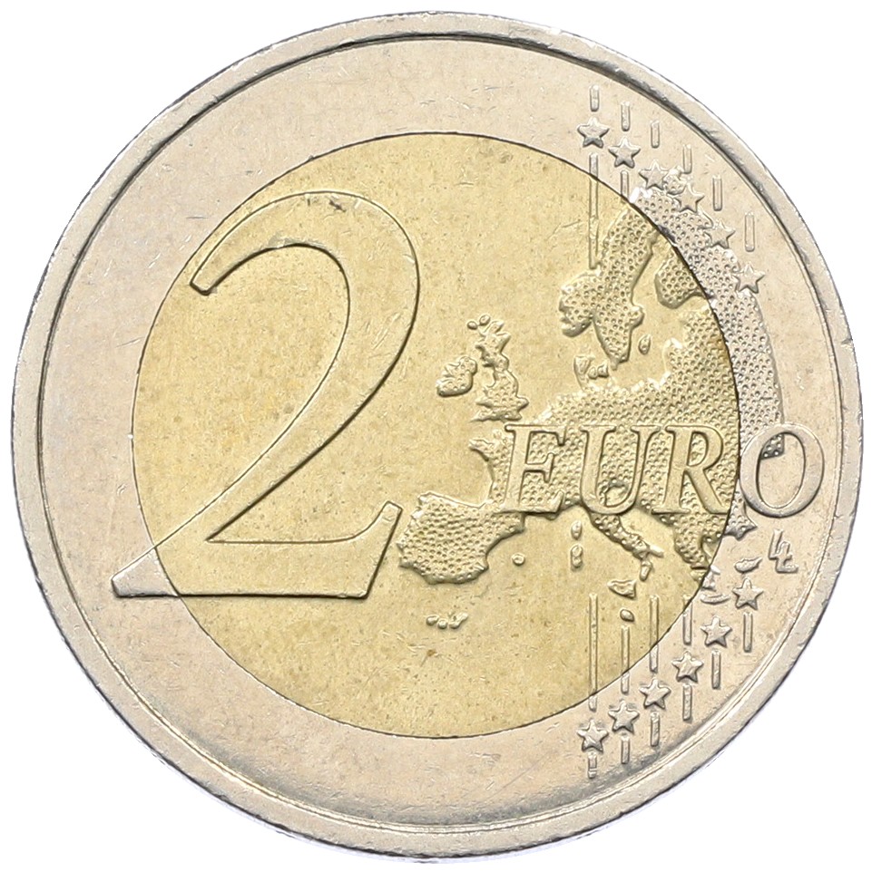 2 евро 2019 года Франция «30 лет падению Берлинской стены» — Фото №2