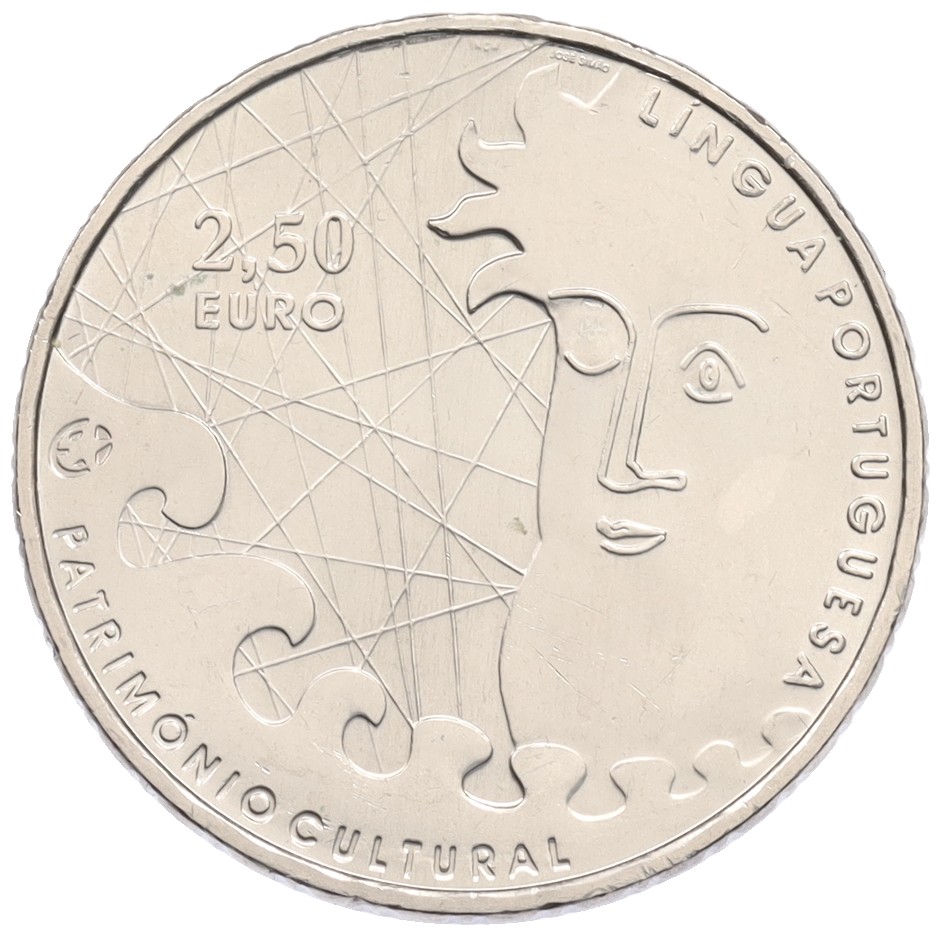 2.5 евро 2009 года Португалия «Португальский язык» — Фото №2