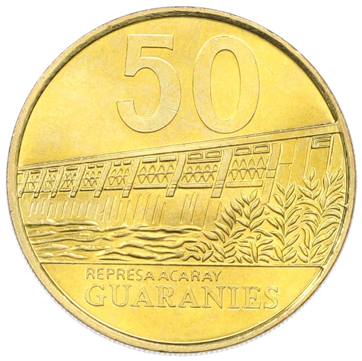 50 гуарани 1998 года Парагвай — Фото №2