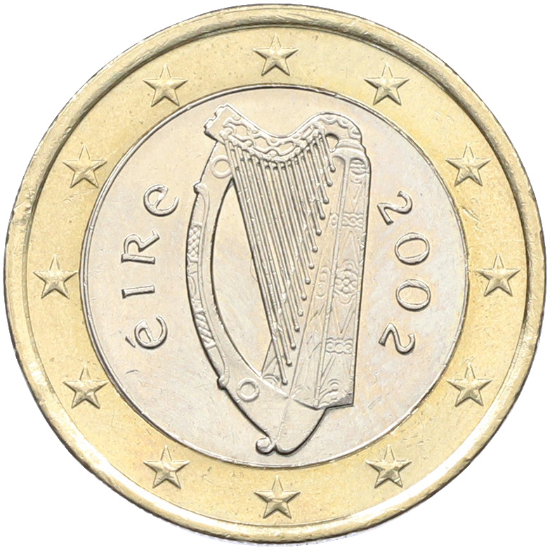 1 евро 2002 года Италия — Фото №1