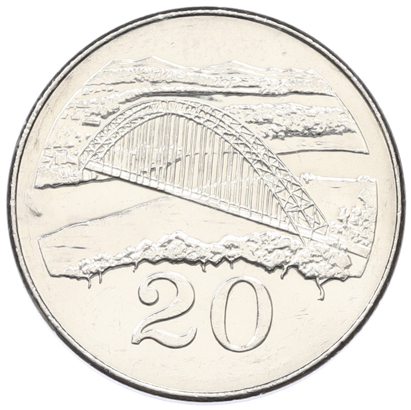 20 центов 2001 года Зимбабве — Фото №1