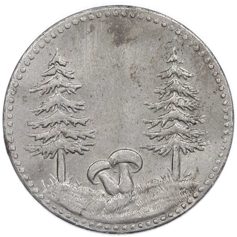1 пфенниг 1918 года Германия — община Шёнвальд (Нотгельд) — Фото №1