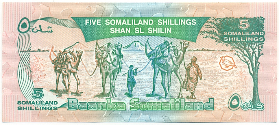 5 шиллингов 1994 года Сомалиленд — Фото №2