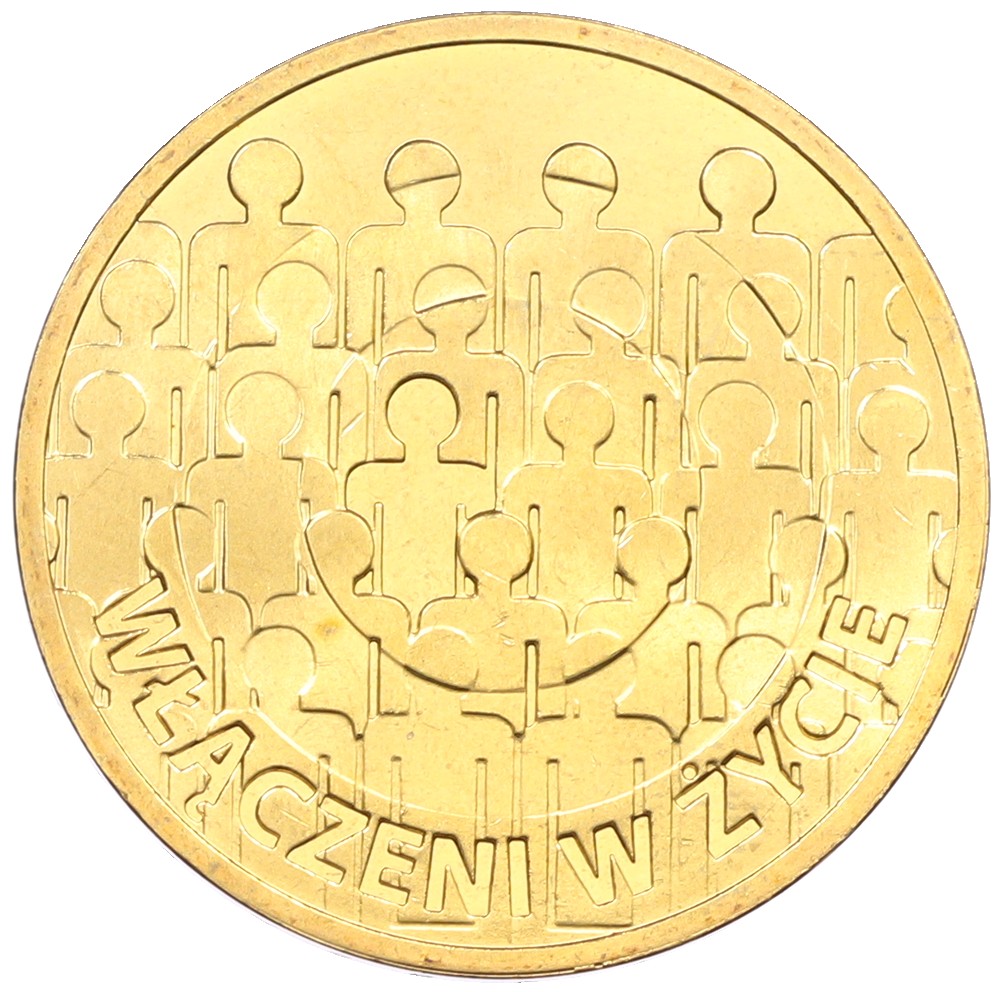 2 злотых 2013 года Польша «Общество защиты умственно отсталых людей» — Фото №1