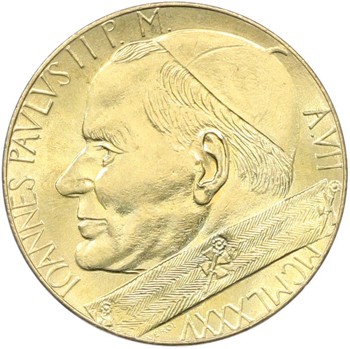 20 лир 1985 года Ватикан — Фото №2