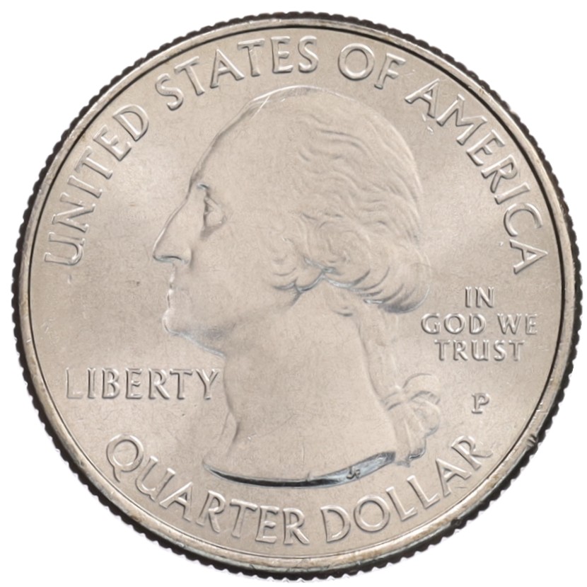 1/4 доллара (25 центов) 2019 года P США «Национальные парки — №50 Дикая местность Река Фрэнк Черч» — Фото №2