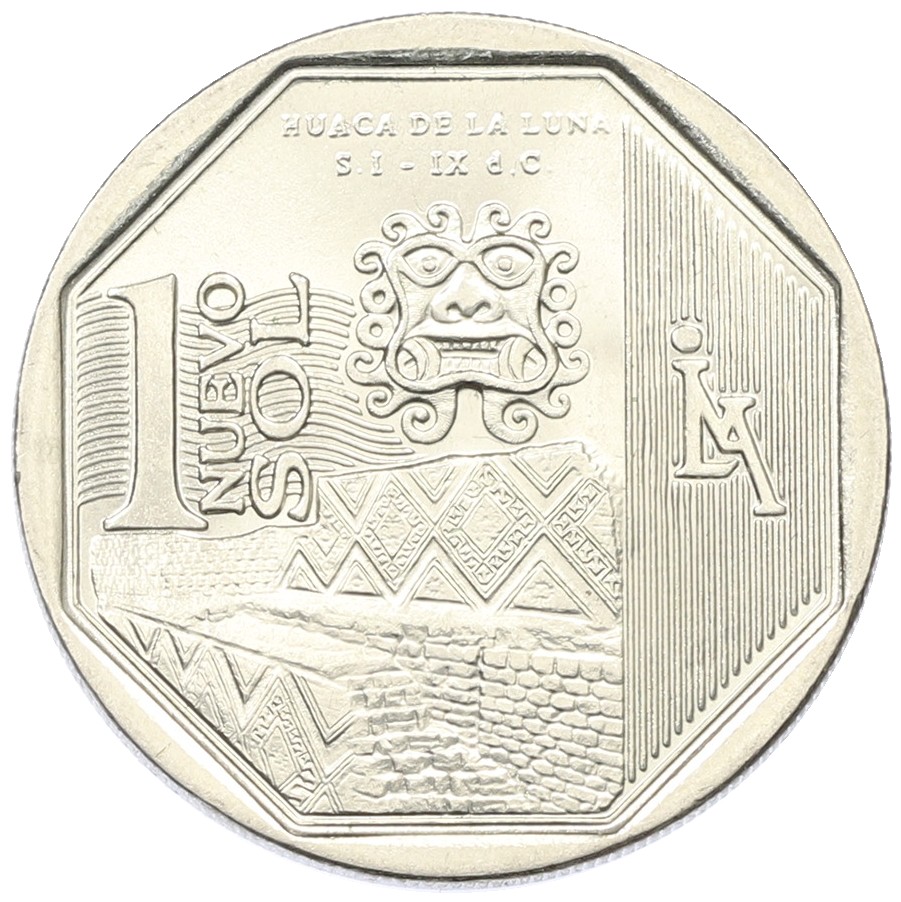 1 новый соль 2014 года Перу «Богатство и гордость Перу — Храм Луны» — Фото №1